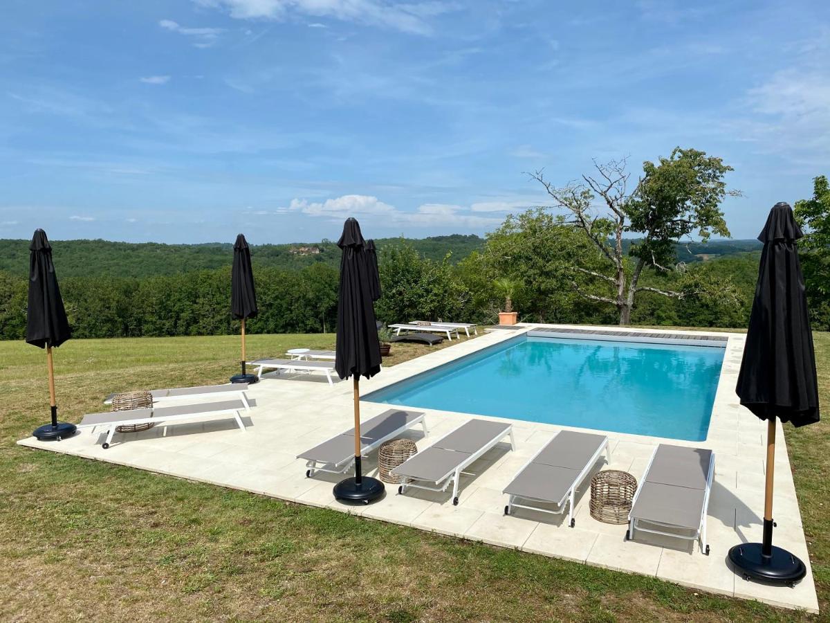 Domaine De Cazal - Chambres D'Hotes Avec Piscine Au Coeur De 26 Hectares De Nature Preservee 圣西普里安 外观 照片